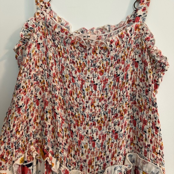 Floral Smocked Jumpsuit - Picture 3 of 7